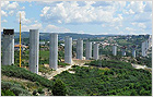Kletternde Gussform fr Pillars. Viadukt Rio Corgo (Portugal)