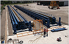 SELF-SUPPORTING BEDPLATES LENGTH 100M. Prestressing capacity 1.400Tons. Windsor (Canada)
