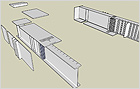 Design, Berechnung und Konstruktion von Masten. Doppel-T-Balken aus Spannbeton (Spanien)